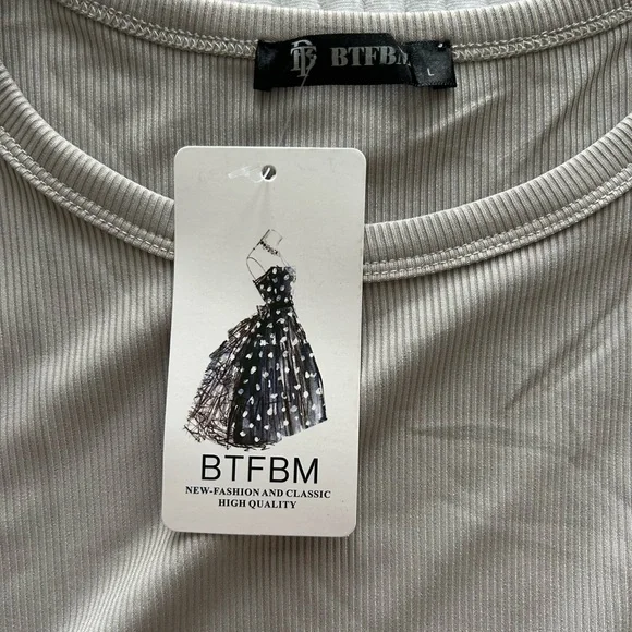 BTFBM: Dress with Cinched Sides (Size Large) - Picture 4 of 5